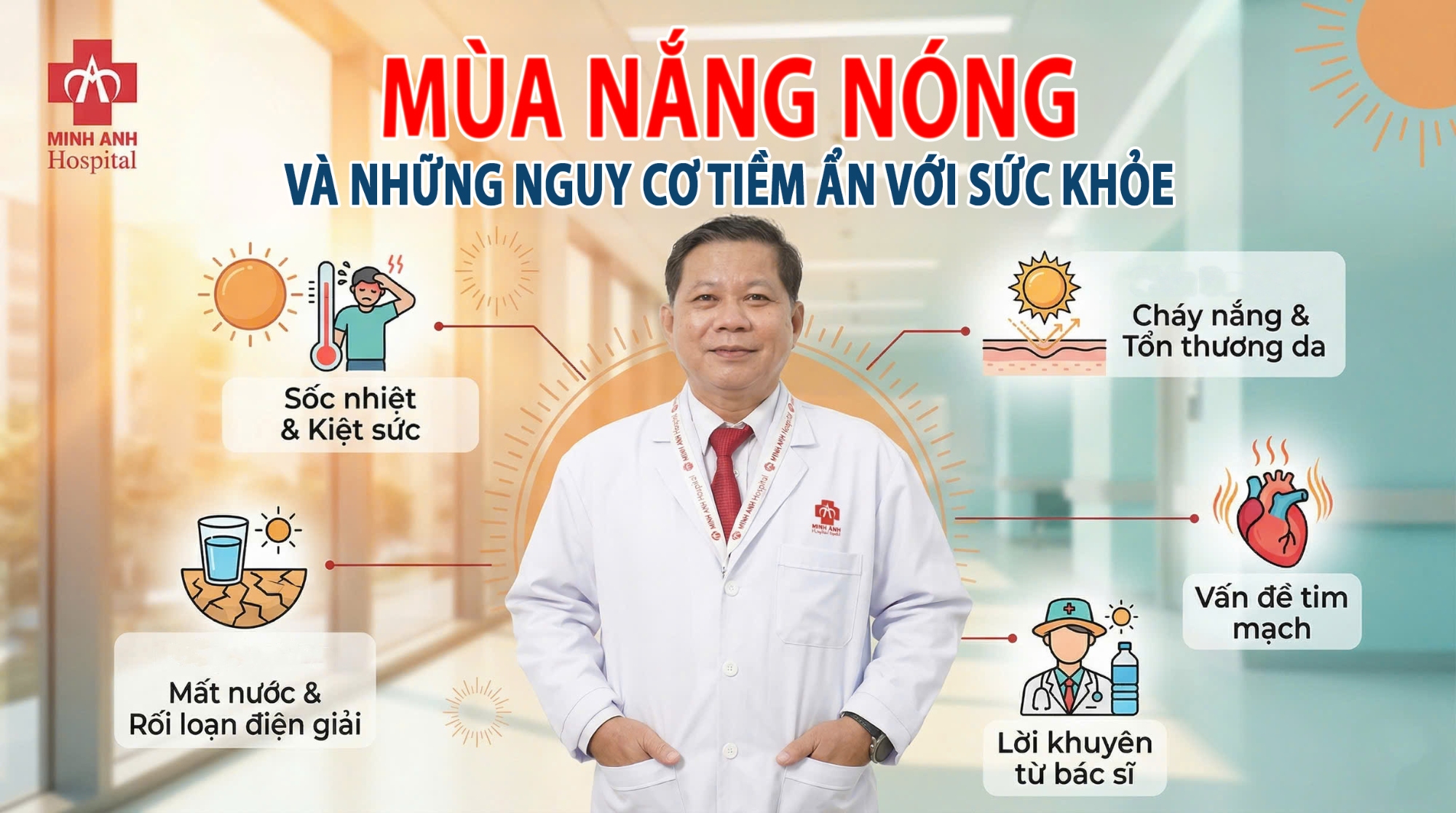 ☀️Mùa nắng nóng và những nguy cơ tiềm ẩn với sức...