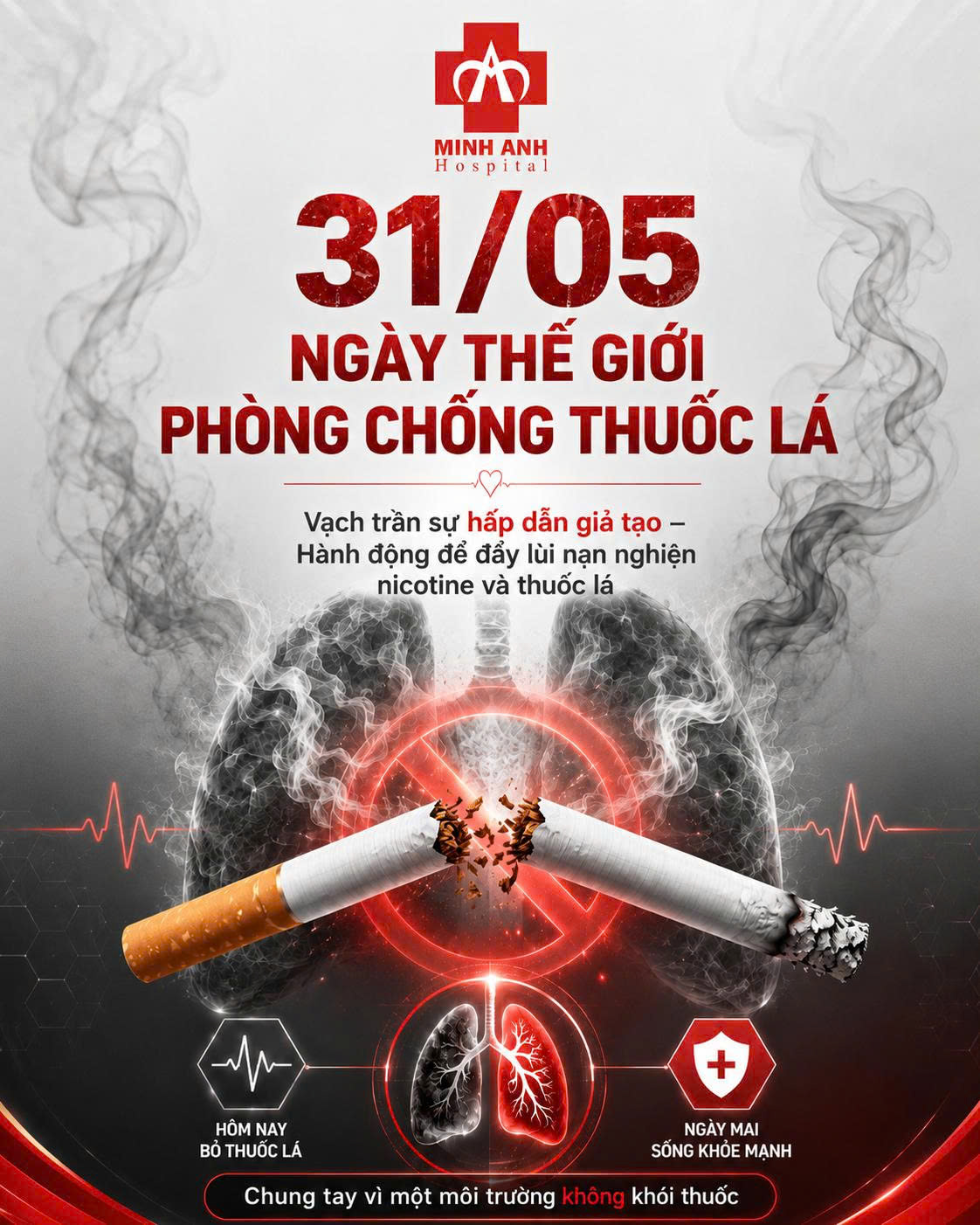 Ngày Thế giới không thuốc lá năm 31/05