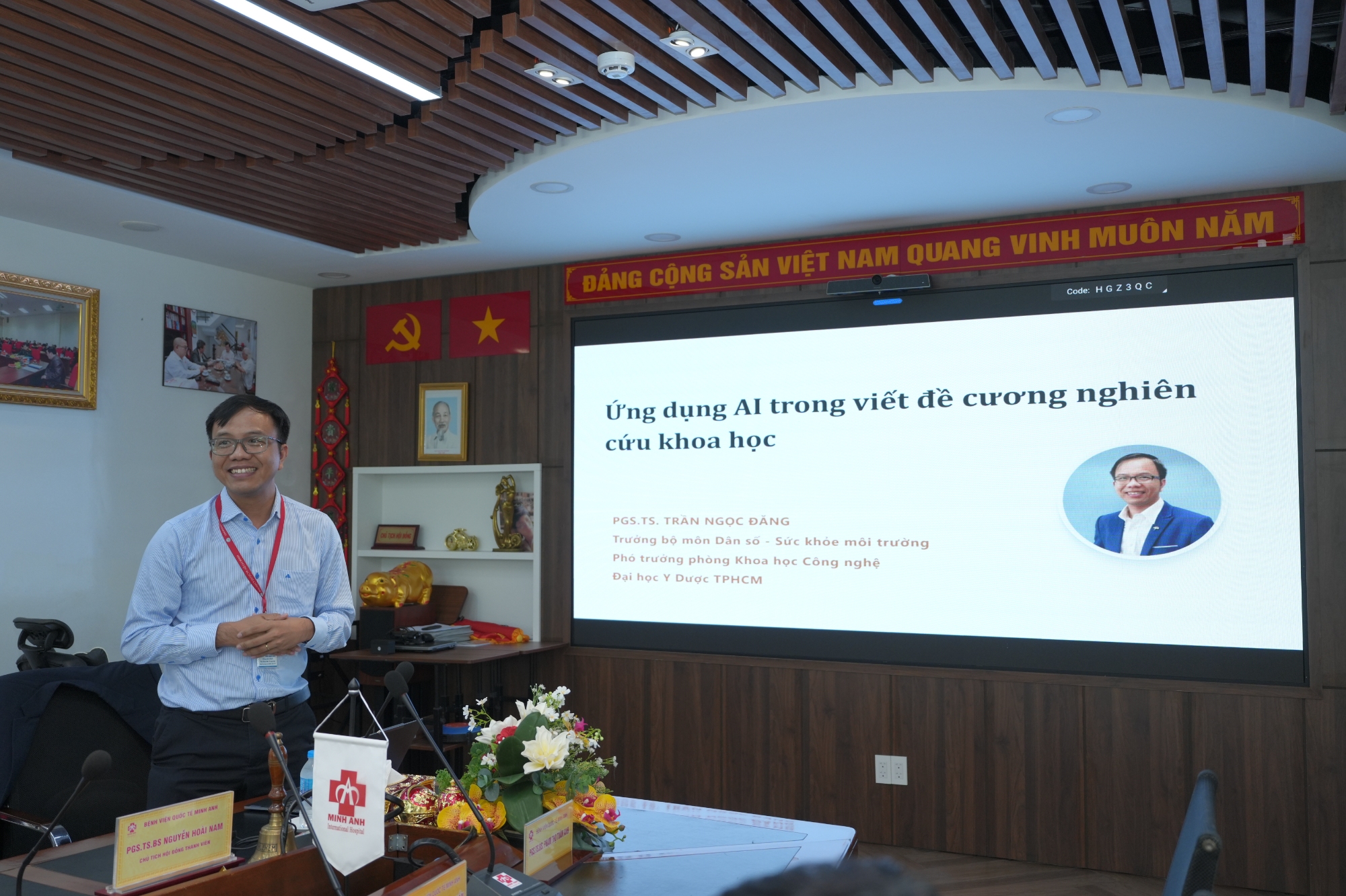  PGS.TS Trần Ngọc Đăng, Phó trưởng phòng khoa học công nghệ, Bệnh viện Đại học Y Dược TP.HCM.