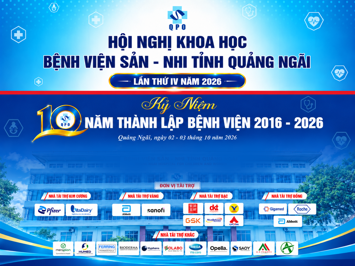 Phông nền Bệnh viện Quảng Ngãi