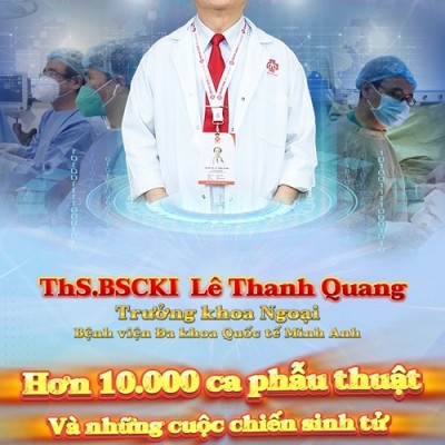ThS.BSCK1 Lê Thanh Quang- Trưởng khoa Ngoại, Bệnh...