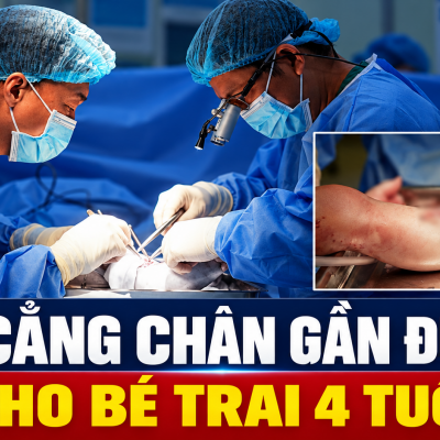 ❤️ CỨU CẲNG CHÂN GẦN ĐỨT LÌA CHO BÉ TRAI 4 TUỔI